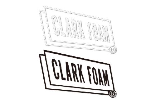 Rakuten - CLARK FOAM クラークフォーム ステッカー STICKER DIE CUT W150mm BLACK サーフィン サーフアクセサリー