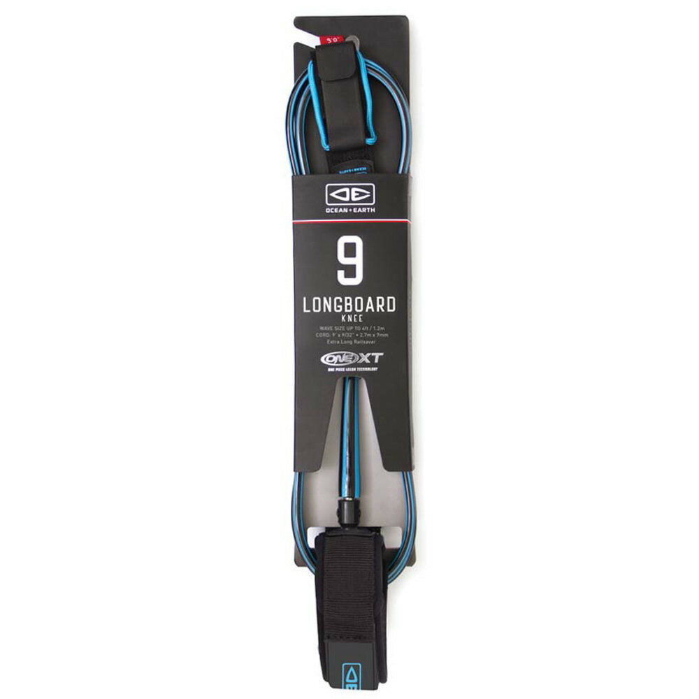O&E LONGBOARD KNEE PREMIUM 9ft ONE XT OCEAN&EARTH リーシュコード サーフィン