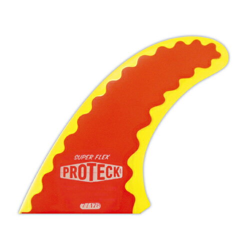 Rakuten - PROTECK 7.0 SUPER FLEX LONG BOX RED/YELLOW ロングボードセンターフィン PROTECK FINS フィン/関連アイテム サーフィン