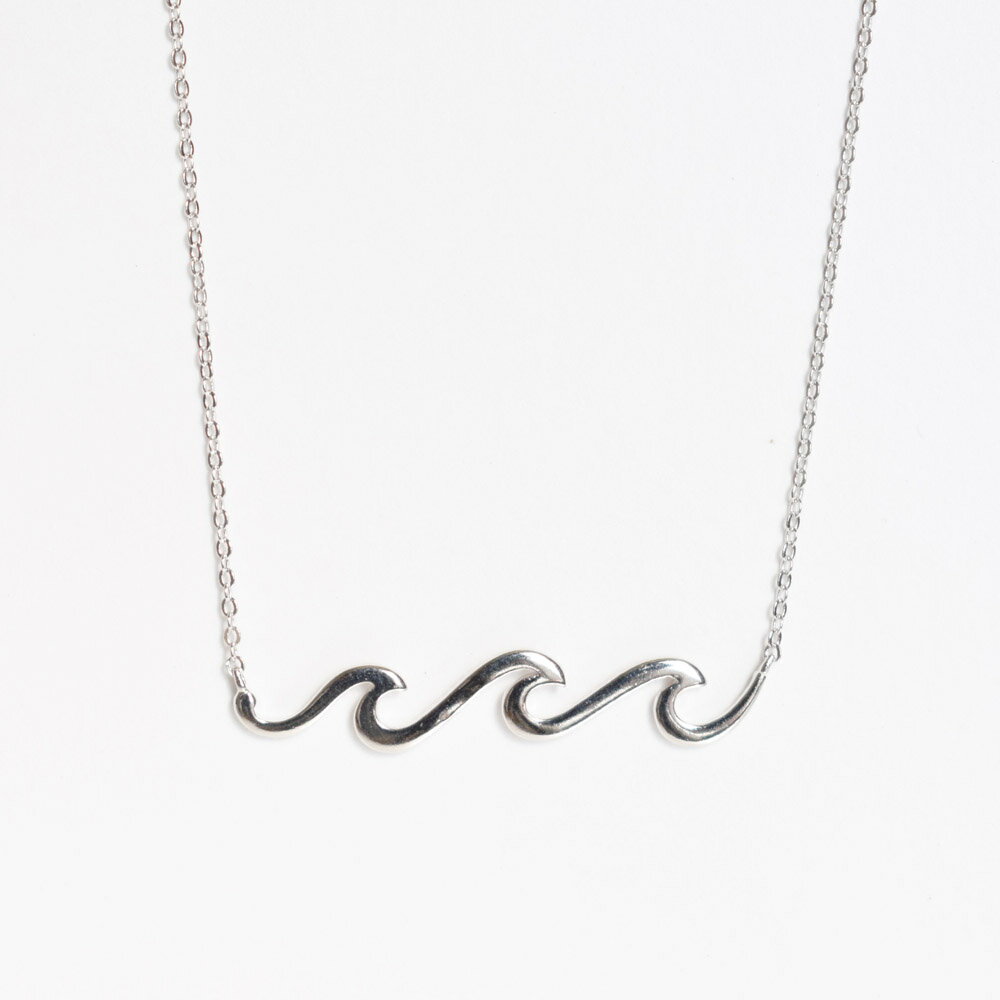 Rakuten - SG2232 Wave Writing Neckless Silver サーフィン アクセサリー