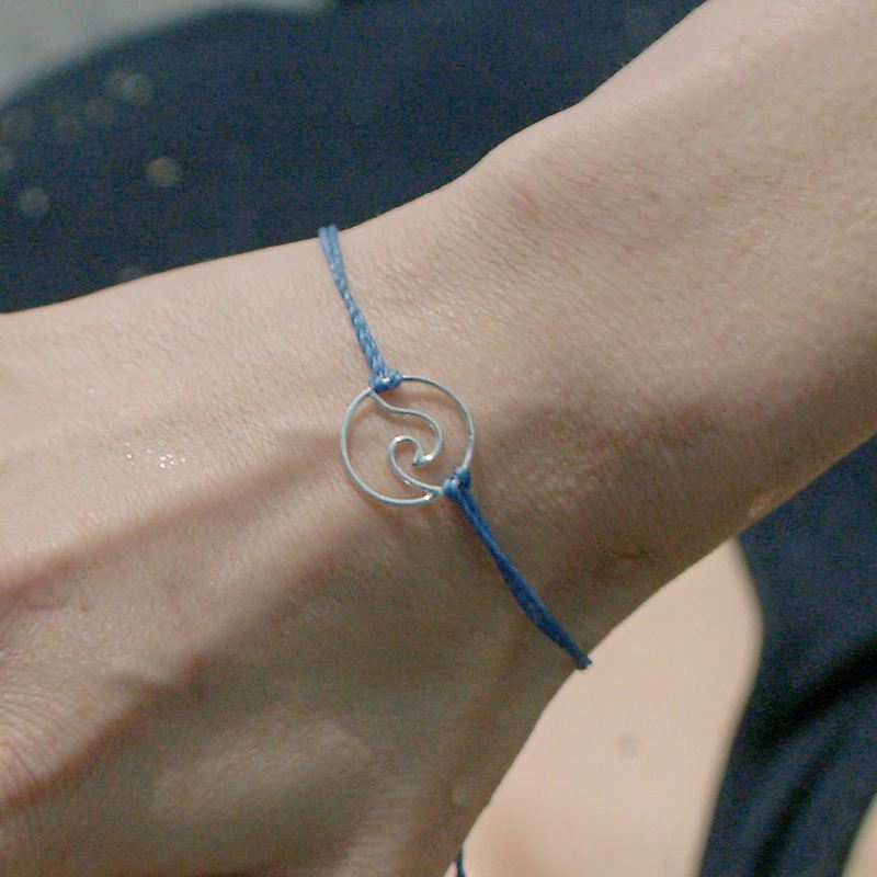 Rakuten - SG4311 Disc friendship bracelet navy サーフィン アクセサリー