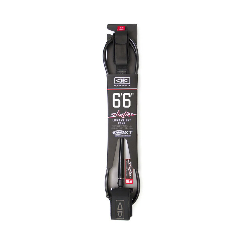 Rakuten - O&E SLIMLINE ONE-XT LIGHT COMP 6.6ft OCEAN&EARTH リーシュコード サーフィン