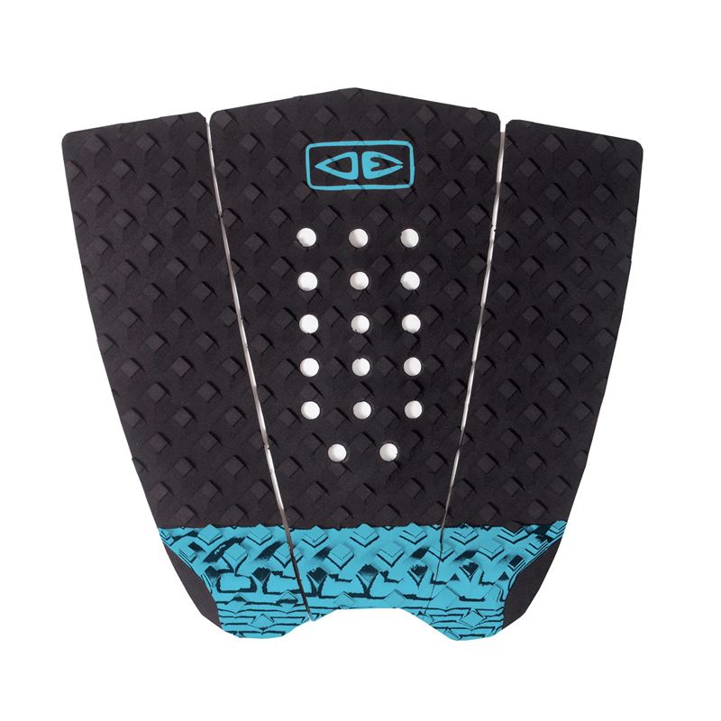 O&E SIMPLE JACK HYBRID 3 PIECE BLACK/BLUE WIDE TAIL OCEAN&EARTH デッキパッド サーフィン