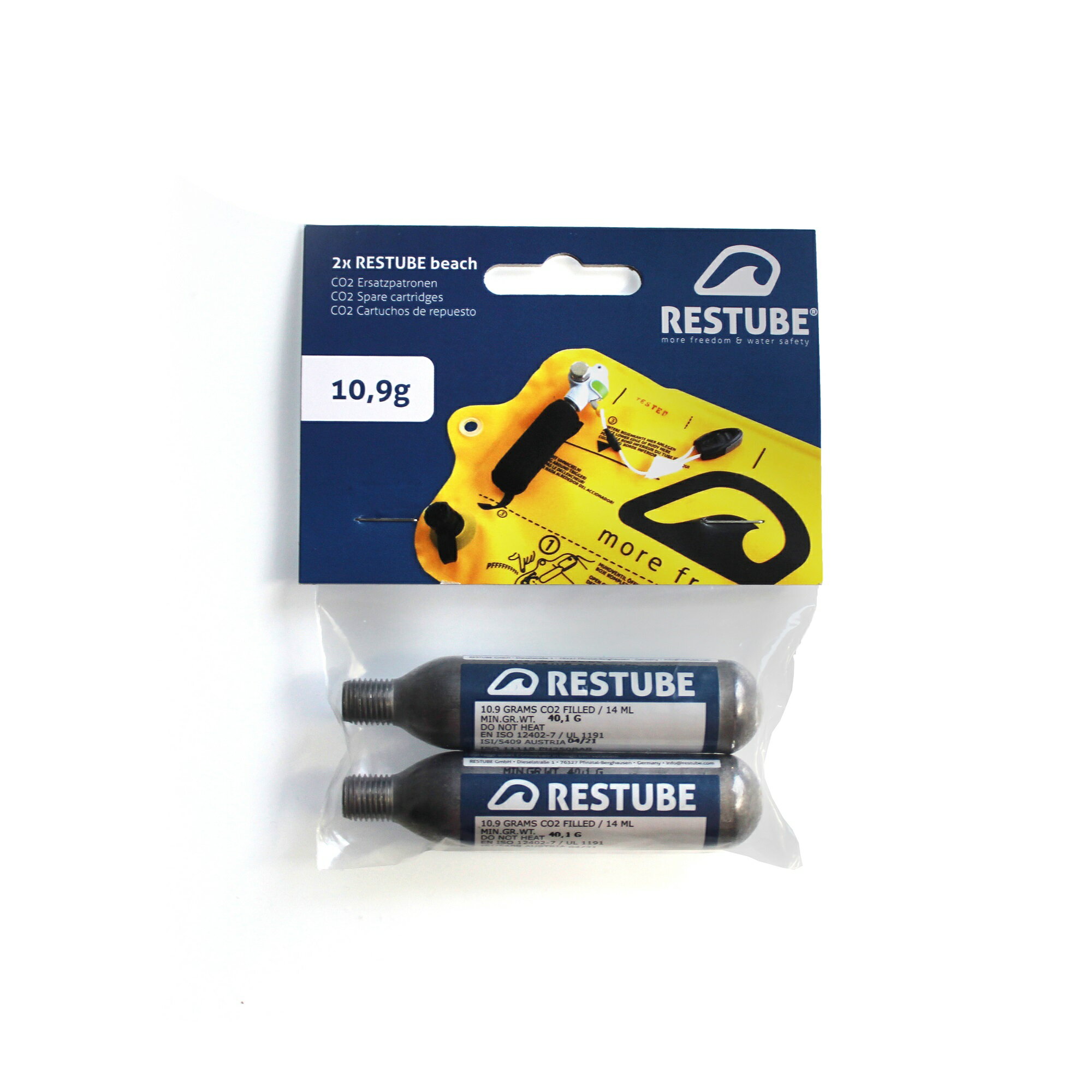 Rakuten - レスチューブ 10.9g 専用スペアカートリッジセット 2本入り RESTUBE RESTUBE 防災/衛生用品 サーフィン