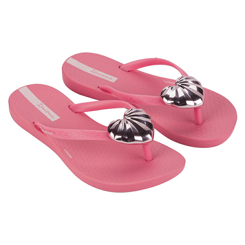 IPANEMA MAXI FASHION KIDS PINK/METALIC PINK SP82598314 IPANEMA GRENDHA ビーチサンダル/リーフシューズ サーフィン