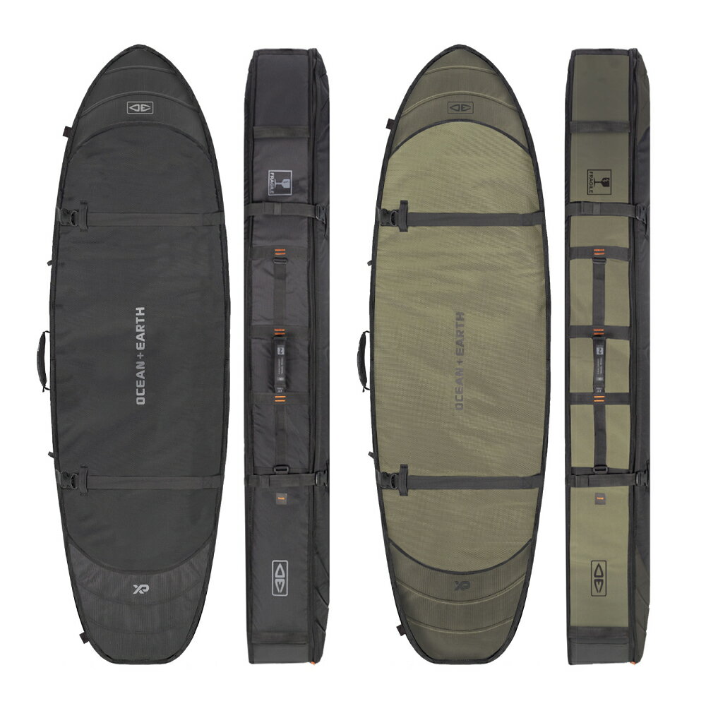 Other - O&E HYPA FISH/SHORT TRAVEL COVER 6.8ft 2 BOARDS OCEAN&EARTH ボードケースハードケース サーフィン