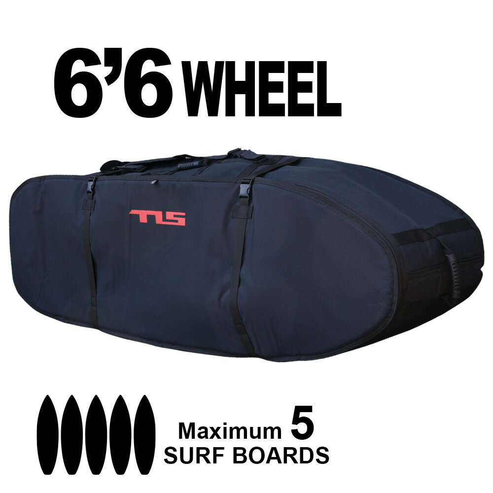 Rakuten - TLS 4/5 TRAVEL CASE WHEEL 6.6ft ウィール付きトラベルケース TLS TOOLS ツールス ボードケースハードケース サーフィン