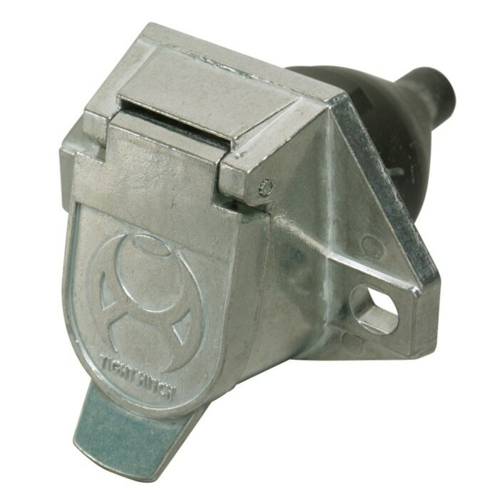 TIGHT JAPAN タイトジャパン 電気配線7極コネクター 車両側 アルミ製 トレーラー用品 ヒッチメンバー