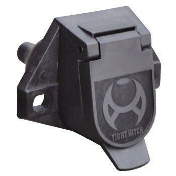 TIGHT JAPAN タイトジャパン 電気配線7極コネクター 車両側 樹脂製 トレーラー用品 ヒッチメンバー