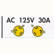 MARINCO 接続リング 110R スレッドリング 30A,125V ボート用品 電装品