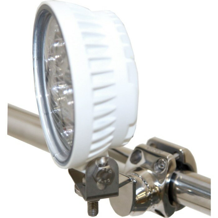 ■取付穴径：M14●ステーがL字型になっているため、水平360度どの向きでもLEDが取り付けられます。●リガーマリンLEDライトをレールに取り付けるための金具です。　●19φ〜32φのパイプに対応しており、ギアで角度調整ができますので縦横どちらでも取り付け可能です。