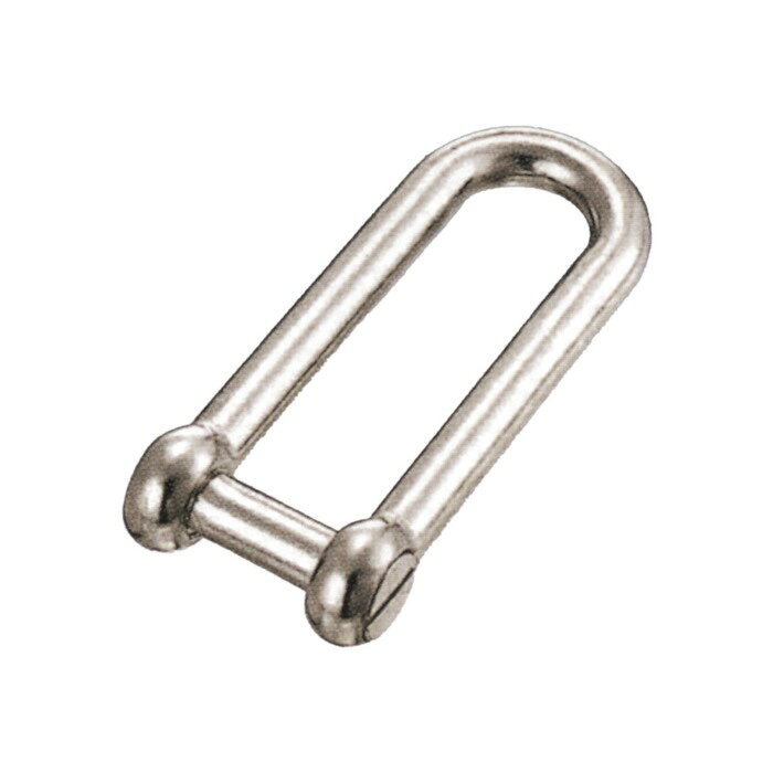 ■材質：ステンレス(SUS304)■サイズ：内径48×12mm　線径6mmロングシャックル 内径48×12mm 線径6mm ボート用品 外装品