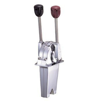 HI-LEX ツインコントロールBOX (クラッチ＆スロットル) MVT543 ミリネジケーブル用 操舵装置 ボート用品