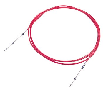 MORSE J33Cコントロールケーブル (取付部ミリネジ仕様) レッド 8m 操舵装置 ボート用品