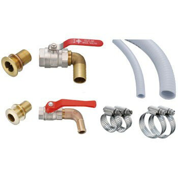 JABSCO 手動 DXフラッシュトイレ用配管セット ボート用品 内装品 マリントイレ トイレ配管金具