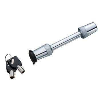 ヒッチレシーバーロック T2 スチールクロムメッキ シャフト径12.7mm トレーラー用品