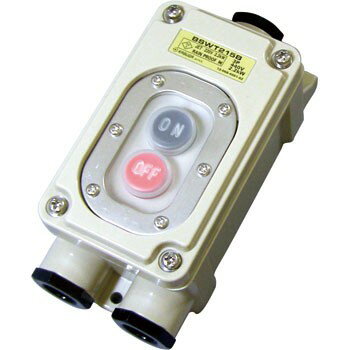 ■寸法(mm)：80×156×高66.6■定格電流：30A■最大容量：3相200/220V 3.7kw、3相400/440V 3.7kw●スイッチ部に透明カバーの付いた、防雨スイッチです。●3相タイプの動力にも対応しています。