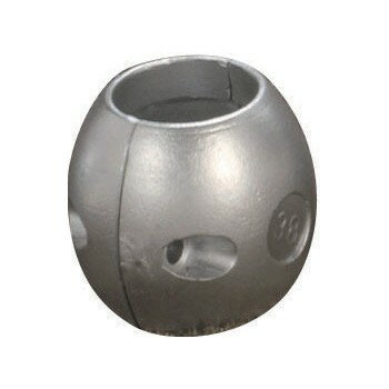 TECNOSEAL（テクノシール） シャフトジンク 2穴 28.6(1-1 8インチ)×58×56mm ボート用品 外装品 防食亜鉛(アノード・ジンク)