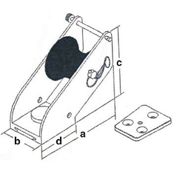 リムーバブルアンカーローラー アンカー ボート用品