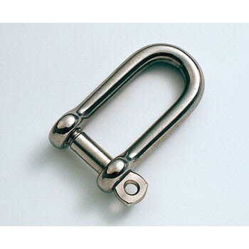 PLASTIMO プラスチモ ロングシャックル(ステン) 8mm 破断強度 ：2,500kg ボート用品 セーリング用品 外装品 フック