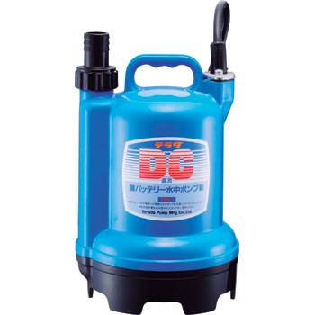 ■口径：25mm■最大吐出量：105L/min■全揚程：最高6m■出力：100W■電圧：24V■電流：6.5A■重量：3.8KG■標準付属品：ホースカップリング×1竹の子(15mm用、25mm用)×各1セットホースバンド(15mm用、25mm用)×各1セット吊り下げロープ(5m)×1●清水・海水共に使用できる、軽量で持ち運びに便利な水中ポンプです。使用水温は5〜40℃の範囲です。●吐出量が多く、短時間で経済的に大量の汲み上げが出来ます