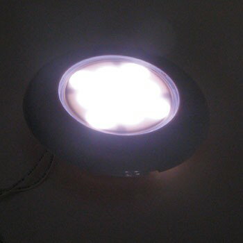 LEDミニダウンライト シルバー スイッチ付 12V ボート用品 電装品