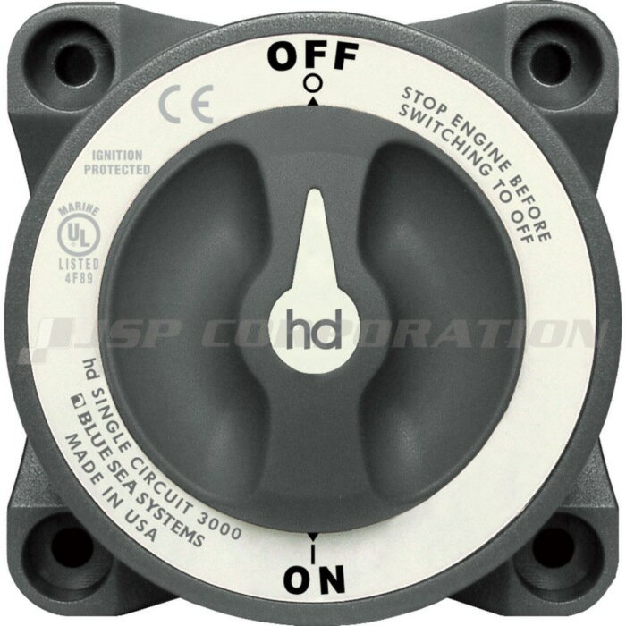 Battery - BLUE SEA SYSTEMS H D・ON OFFスイッチ AFD付き 3001 ボート用品 電装品