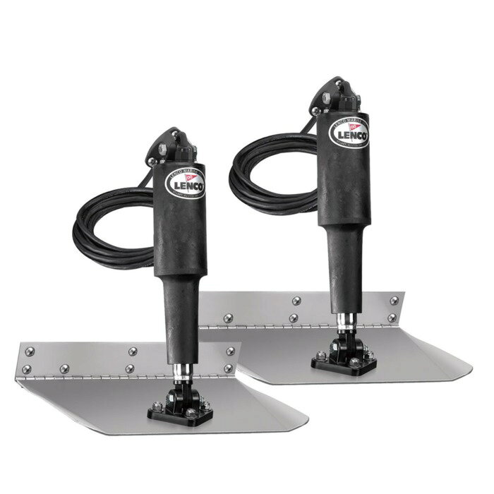 乐天商城 - LENCO電動トリムタブキット 12×18インチ 26-36ft 24V ボート用品 船体制御