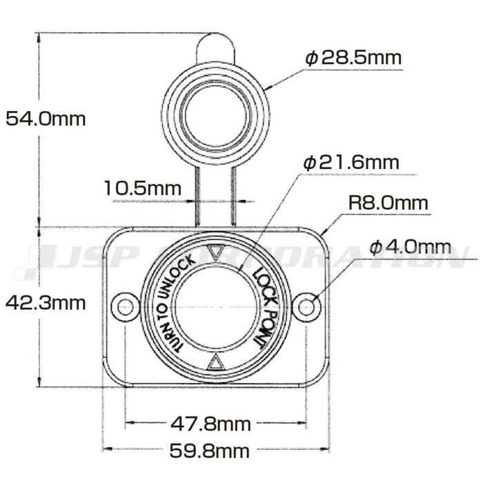 2.1A USB チャージャー 1016 DC12〜24V ボート用品 電装品