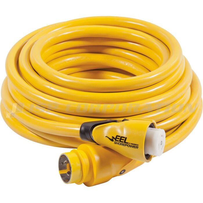 MARINCO EELスタイル 電源コードセット CS503-25 50A 125V 7.5m ボート用品 電装品