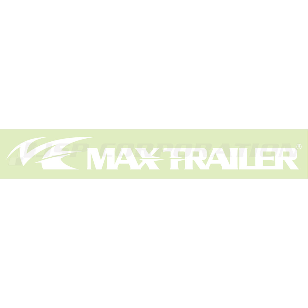 TIGHT JAPAN（タイトジャパン）タイトステッカー 白 マックストレーラー 500×55mm トレーラー用品 ステッカー・車検証入れ