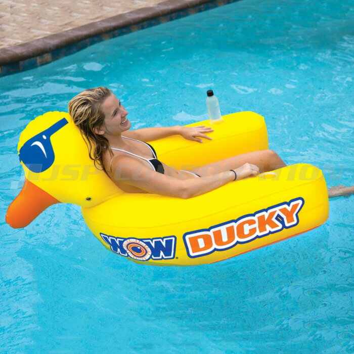WOW ワオ ダッキーラウンジ 1人乗り 水あそび 浮き輪