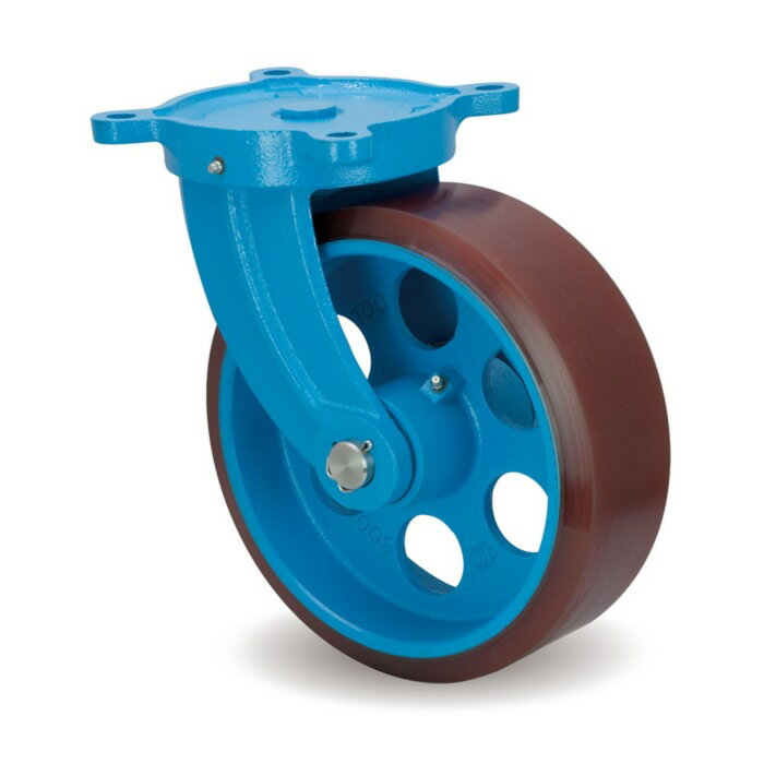 Rakuten - 岡本工機 船台防水型キャスター ウレタン車輪 自在金具付 EUM-MG-OM 250×90 ボート用品