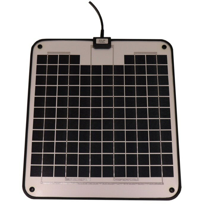 ■モデル：BL24V(24V)■最大出力：15W■動作電圧：34.8V■動作電流：0.43A■サイズ(mm)：393×353×14■重量(kg)：1.3●バッテリーの自己放電防止、補充用ソーラーパネルです。●パネルへの逆流防止及びバッテリー過充電防止のため、充放電コントローラが別途必要となります。(商品番号：35834、35835、35836)●仕様および外観は、改良の為予定無く変更することがありますので予めご了承下さい。