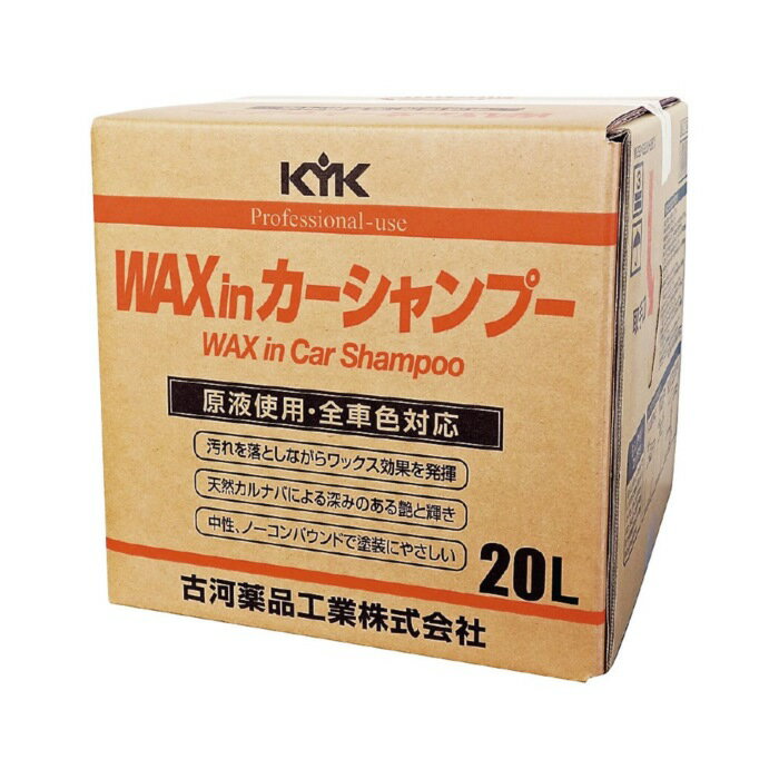 樂天商城 - プロタイプWAXinカーシャンプー 21-202 20L ボート メンテナンス用品