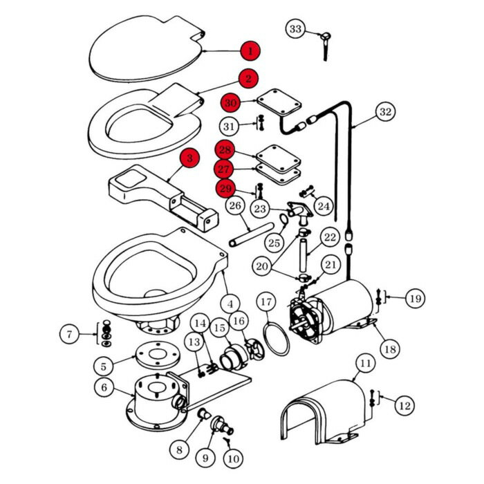 HITACHI 日立 便座ASSY 12V ボート用品 船内装備