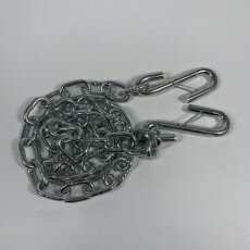 セーフティーチェーン ストッパー付き スチールメッキ チェーン長：1,170mm トレー...