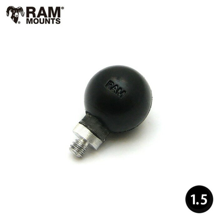 RAM MOUNTS ポールベース(スタッド付き 1 4”-20NC) RAM-237 1.5” ボート用品 外装品