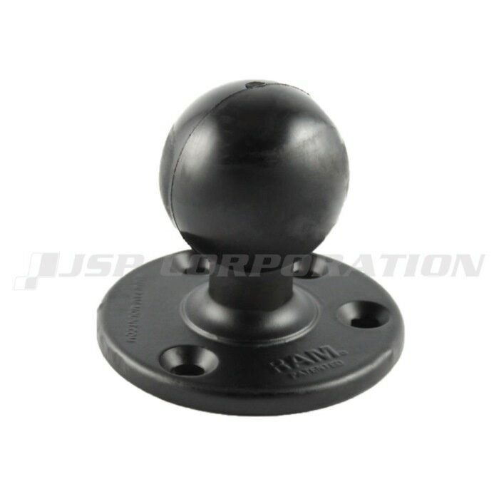 Rakuten - RAM MOUNTS ラウンドベース(スタッドなし) RAM-D-202U 2.25 ロッドホルダーシステムパーツ 釣り フィッシング