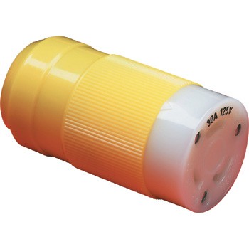 ■305CRPN：オスプラグ●マリングレードのナイロンハウジングの使用により高い耐久性を備えています。　●コンセントに差し込んでひねって固定する構造の為、不用意に抜けません。