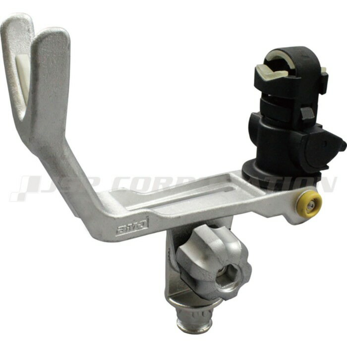 ■サイズ：201×54×183mm■対応ロッド径：Φ8-12mm(ヘッドパーツS使用時)、Φ12-16mm(ヘッドパーツM使用時)、Φ16-20mm(ヘッドパーツL使用時)●ステンレスの頑丈なボディーでありながら軽量・コンパクト！●様々なロッド径に対応できる3サイズのヘッドバンド付●ロッドの首振り角度、左右の回転が自在にできる。●セットした状態で合わせ、しゃくり、巻き取りができる。●指先のワンタッチでロッドをリリースできる。