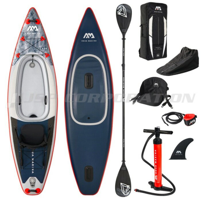 AQUA MARINA アクアマリーナ CASCADE カスケード ハイブリッドSUP カヤック インフレータブル パドル付 SUP サップ