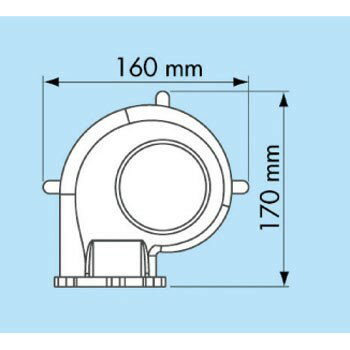 PLASTIMO プラスチモ エレクトリック ブロアー 24V ボート用品 電装品