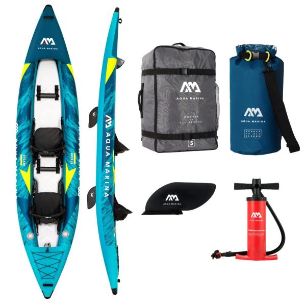 AQUA MARINA アクアマリーナ Steam スチーム カヤック インフレータブル 2人乗り SUP サップ