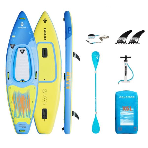 AQUA TONE アクアトーン PLAYTIME プレイタイム インフレータブル パドル付 11’4” SUP サップ