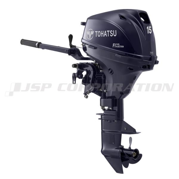 TOHATSU(トーハツ) 船外機 15馬力 4ストローク MFS15E トランサムS ミニボート用品