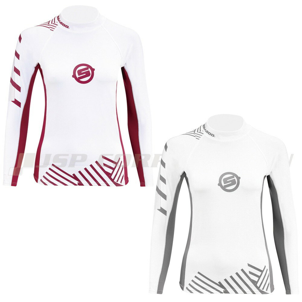 樂天商城 - SEA-DOO シードゥ LADIE'S VIBE LS RASHGUARD マリンウェア マリンスポーツ アウトドア
