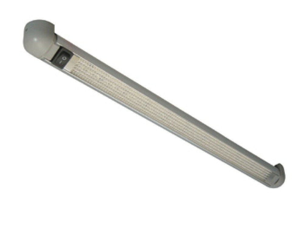 ■サイズ：35×470×H31mm■LED球数：30個■本体にON/OFFスイッチ付属■アルミ製ベース●細型でキャビンの隙間や狭い場所への設置にも対応したLEDランプです。●設置後には照射部のみが、最大180度角度調節が出来ます。