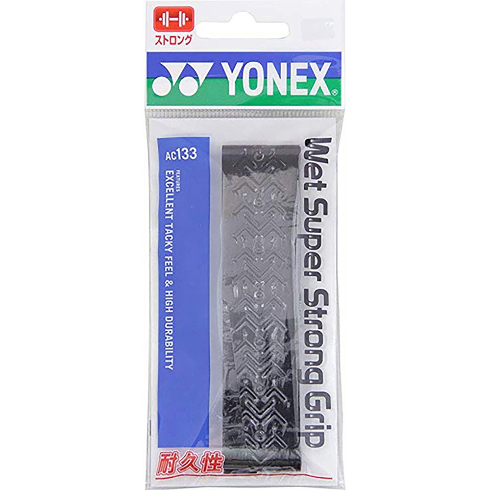 ●ウェット性、耐久性に優れる。●長尺対応●耐久●エンボス■品番：AC133■ブランド：YONEX ヨネックス■対象：メンズ＆ユニセックス■サイズ：幅25×長さ1,200×厚さ0.65mm■カラー：(567)オリエンタルブルー,(160)ブライトオレンジ,(004)イエロー,(037)ワインレッド,(011)ホワイト,(026)ピンク,(133)ブライトグリーン,(007)ブラック■素材：ポリウレタン■生産国：インドネシア製■仕様：2026総合カタログ掲載商品※モニターの発色の具合により、実際の色と異なる場合がございます。※メーカー在庫と連動しているため、ご注文のタイミングにより欠品となる場合がございます。