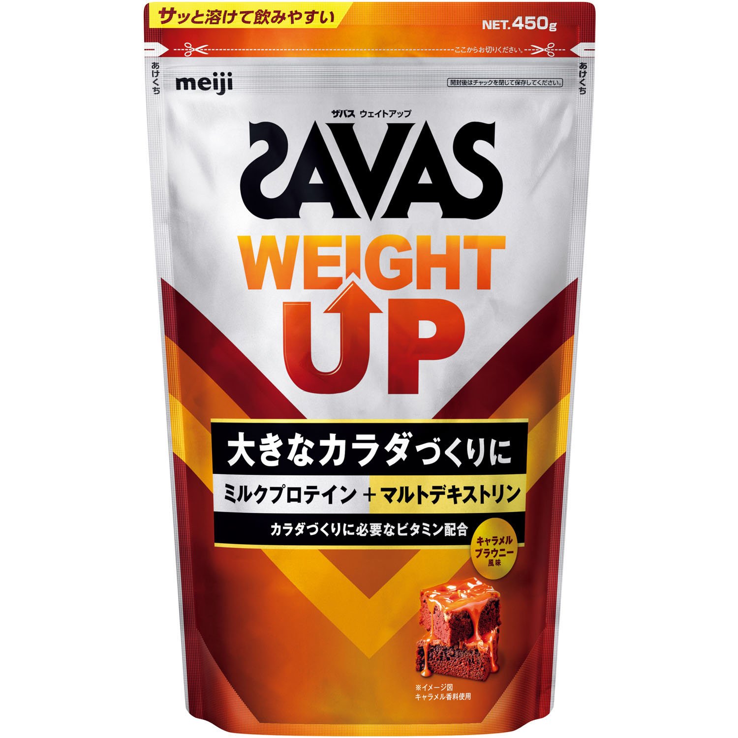 ●1食でたんぱく質5gと糖質20gを摂ることができ、大きなカラダづくりをサポート ※エネルギーコントロールしやすい約100kcal設計(105kcal、1:4の配合比)●コクがあり、クセになる甘さのおいしい「キャラメルブラウニー風味」●カラダづくりに必要な4種のビタミンB群+ビタミンC+ビタミンDを配合●サッと溶けて飲みやすい●容量:450g■品番:2635182■ブランド:SAVAS ザバス■サイズ:容量:450g■仕様:2026総合カタログ掲載商品※モニターの発色の具合により、実際の色と異なる場合がございます。※メーカー在庫と連動しているため、ご注文のタイミングにより欠品となる場合がございます。